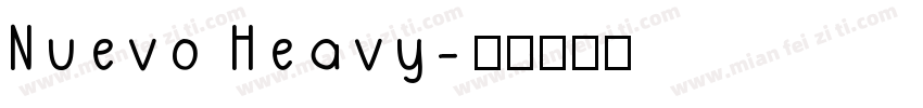 Nuevo Heavy字体转换